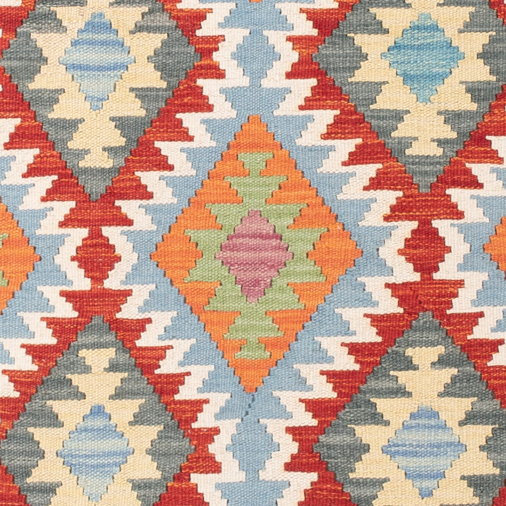 Kelim Teppich - Splash - 147 x 103 cm - bunt