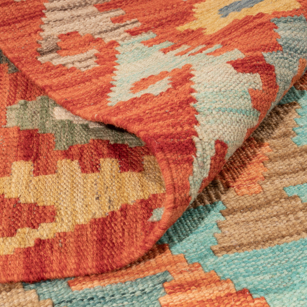 Kelim Teppich - Splash - 153 x 100 cm - bunt