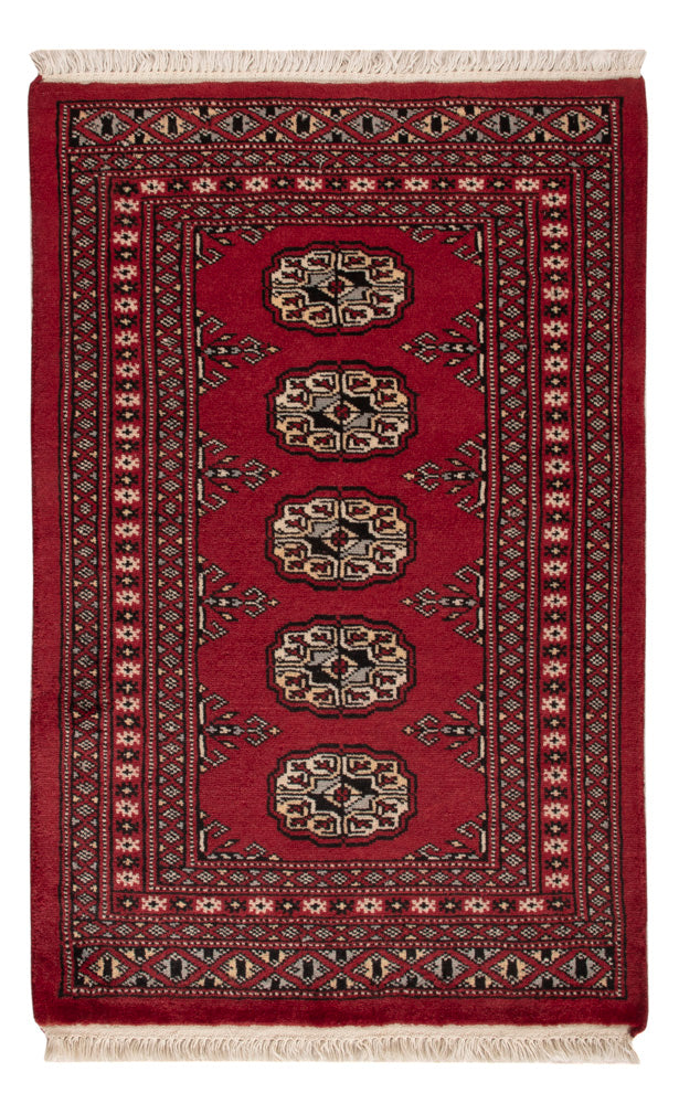 Pakistan Teppich - 94 x 62 cm - rot