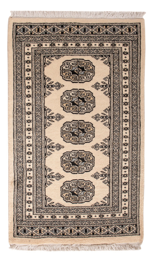Pakistan Teppich - 95 x 61 cm - creme
