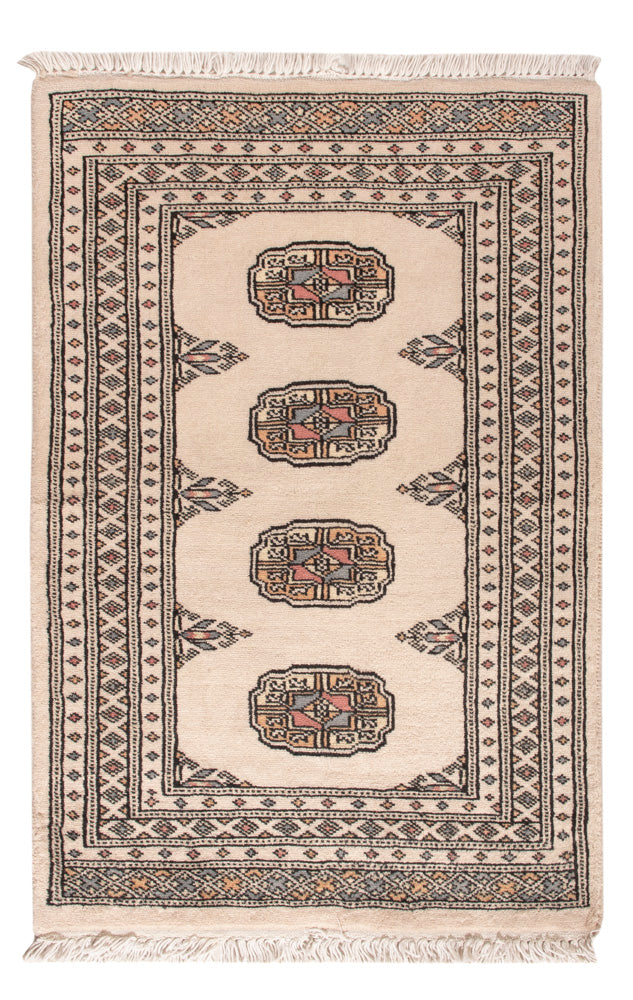 Pakistan Teppich - 90 x 61 cm - creme
