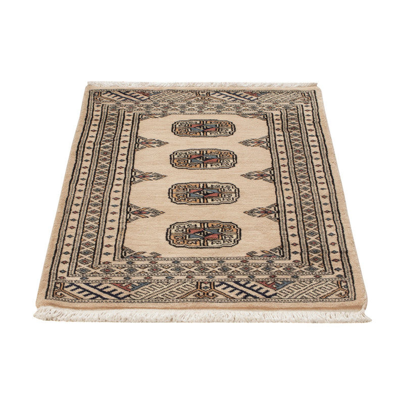 Pakistan Teppich - 93 x 63 cm - creme