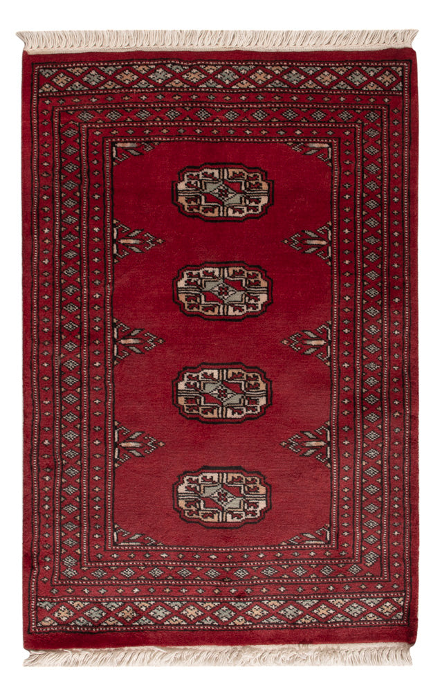 Pakistan Teppich - 94 x 63 cm - rot