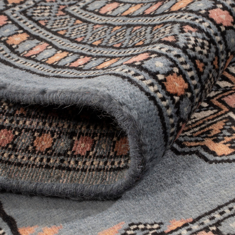 Pakistan Teppich - 92 x 63 cm - hellblau