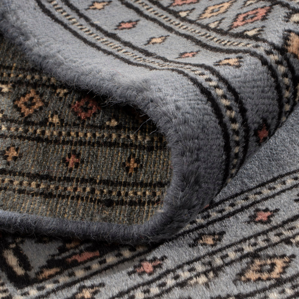 Pakistan Teppich - 81 x 61 cm - hellblau