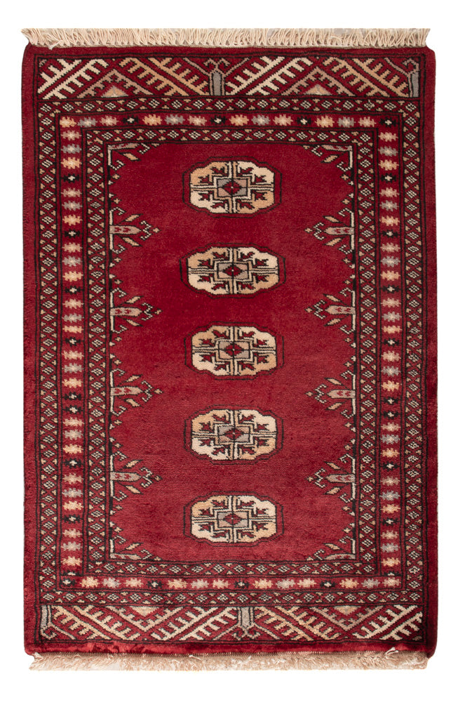 Pakistan Teppich - 89 x 62 cm - rot