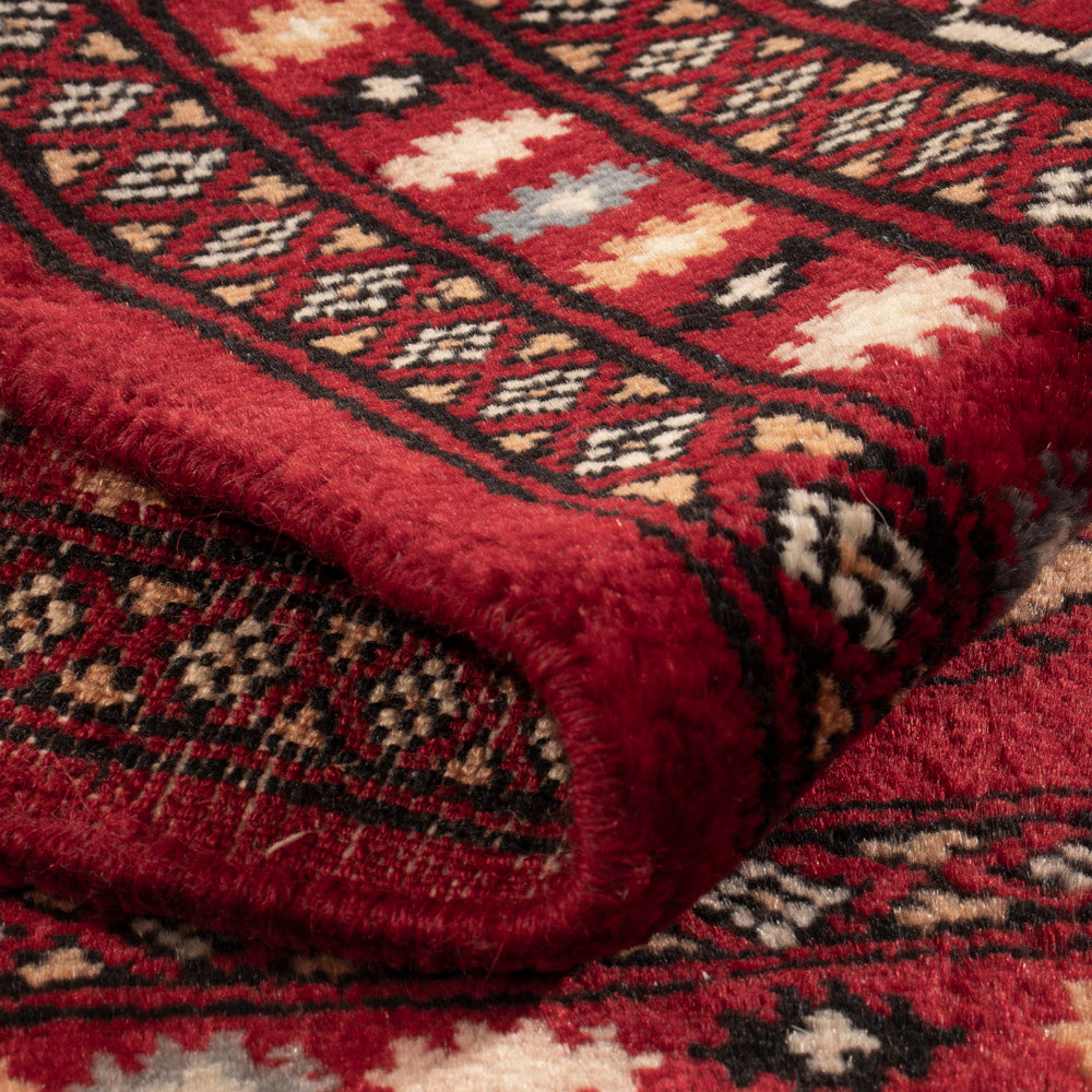 Pakistan Teppich - 90 x 60 cm - rot