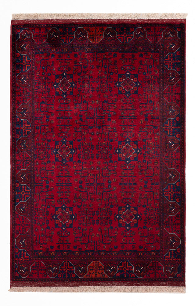 Afghan Teppich - Royal - 150 x 101 cm - rot