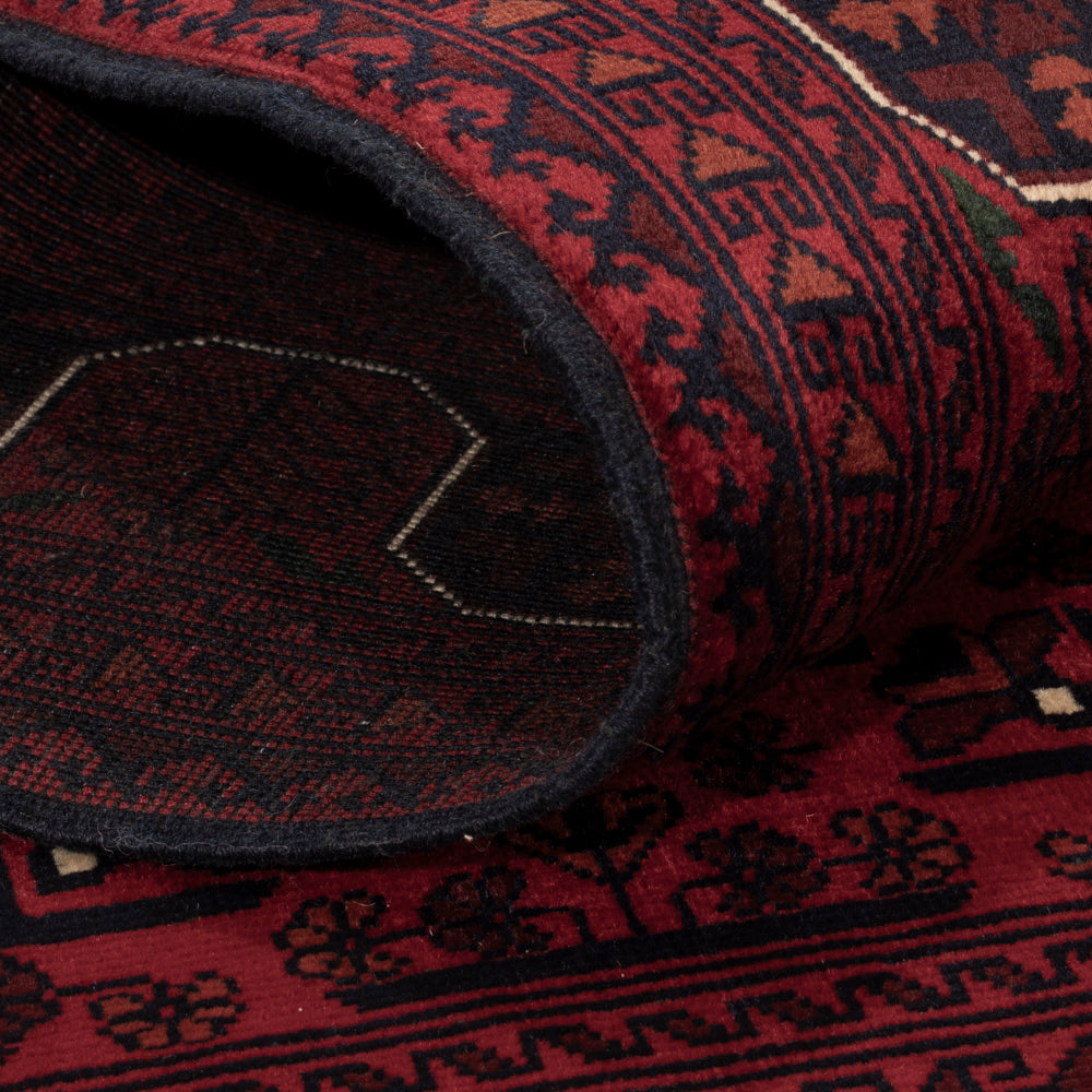 Afghan Teppich - Royal - 154 x 99 cm - rot