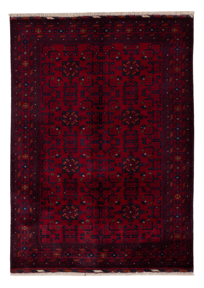 Afghan Teppich - Royal - 144 x 100 cm - rot