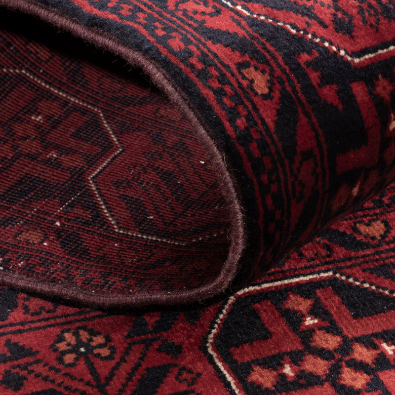 Afghan Teppich - Royal - 138 x 101 cm - rot