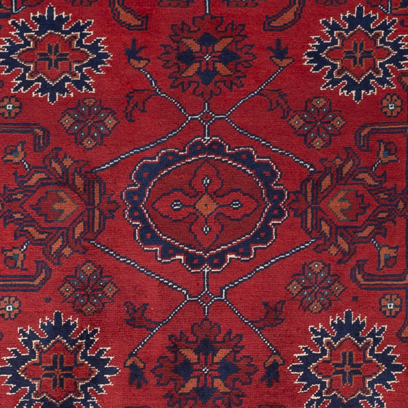 Afghan Teppich - Kunduz - 149 x 101 cm - rot