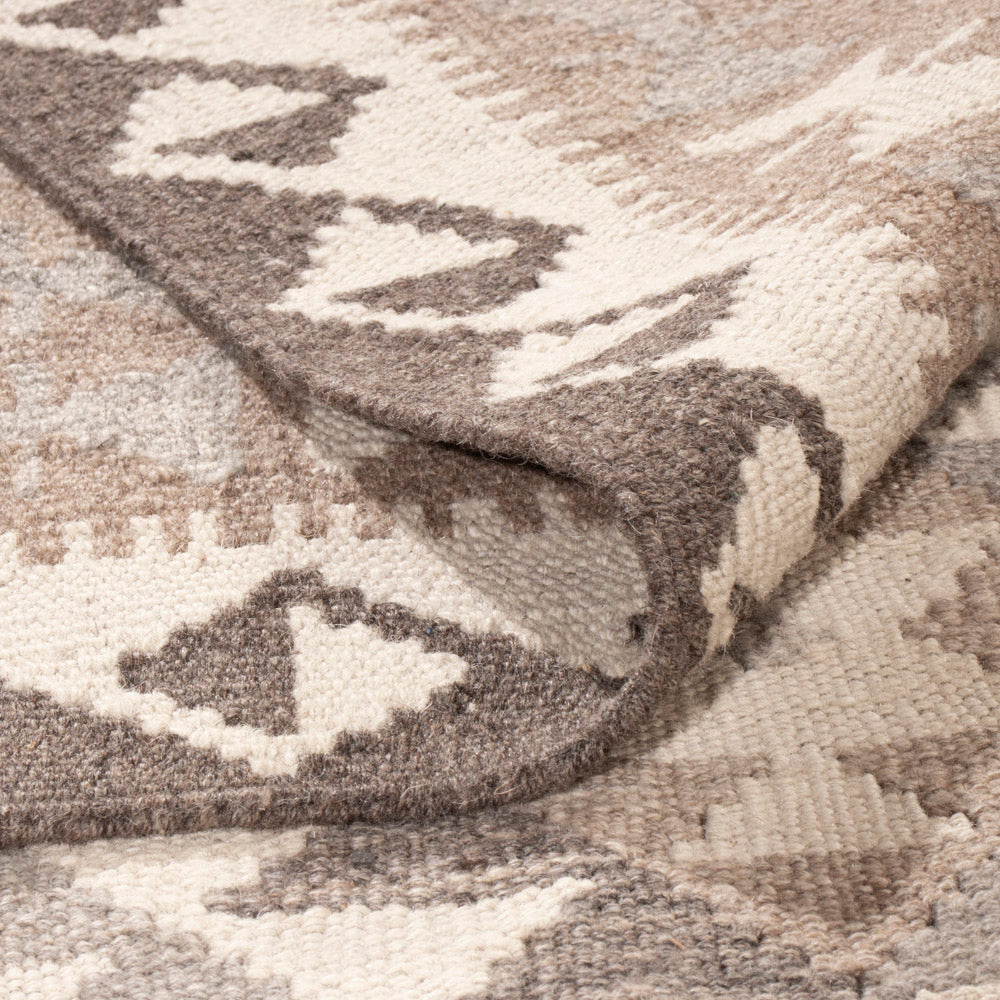 Kelim Teppich - Splash - 288 x 248 cm - natur