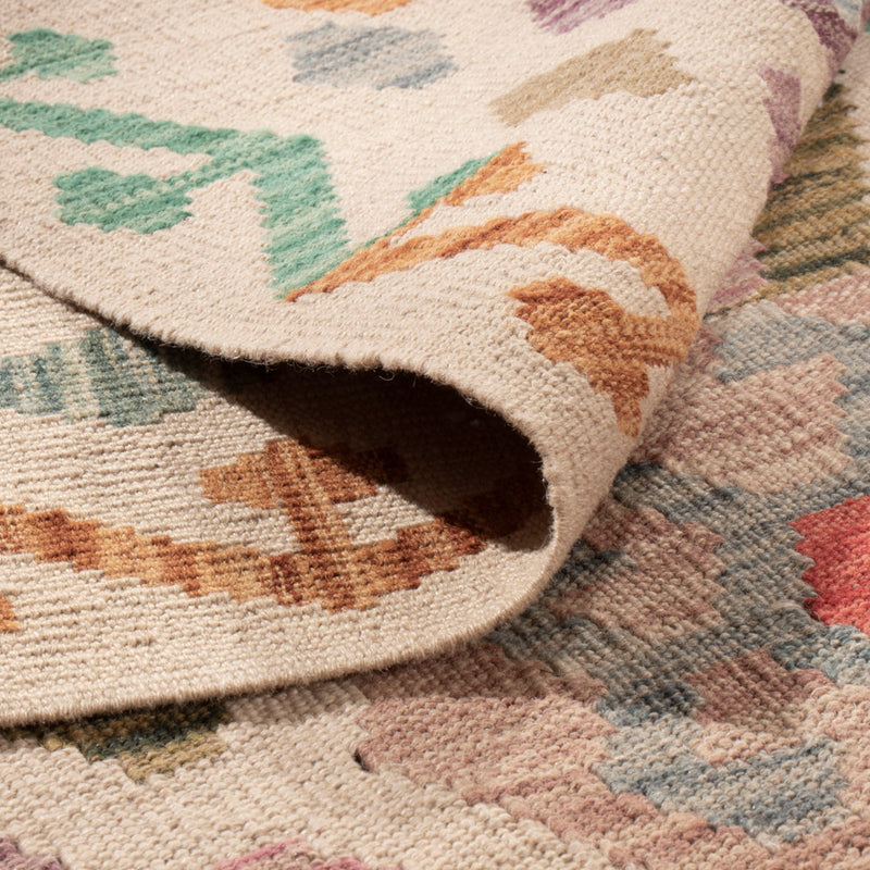 Kelim Teppich - Splash - 296 x 252 cm - bunt