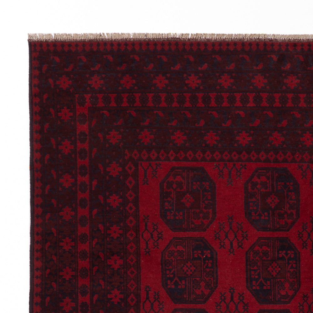 Afghan Teppich - Filpa - 300 x 250 cm - rot