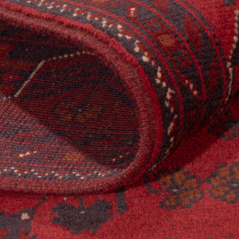 Afghan Teppich - Kunduz - 227 x 174 cm - rot