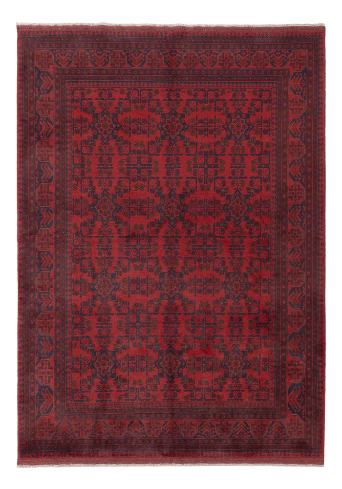 Afghan Teppich - Kunduz - 238 x 174 cm - rot