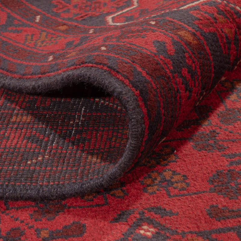 Afghan Teppich - Kunduz - 234 x 175 cm - rot