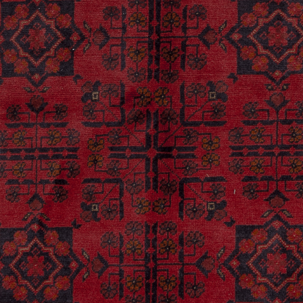 Afghan Teppich - Kunduz - 200 x 152 cm - rot