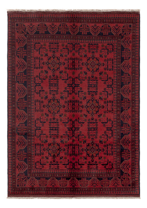 Afghan Teppich - Kunduz - 202 x 146 cm - rot