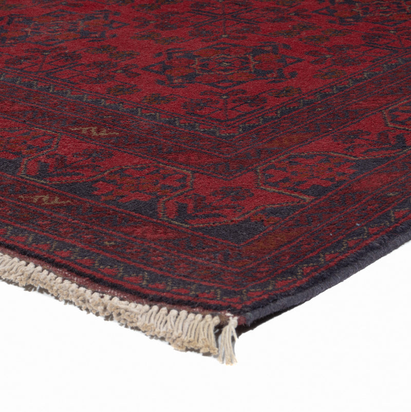 Afghan Teppich - Kunduz - 200 x 151 cm - rot