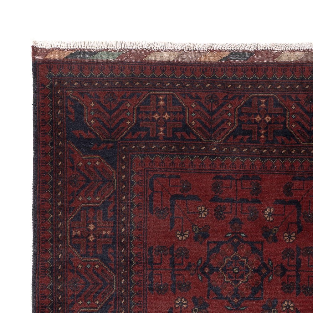 Afghan Teppich - Kunduz - 200 x 147 cm - rot