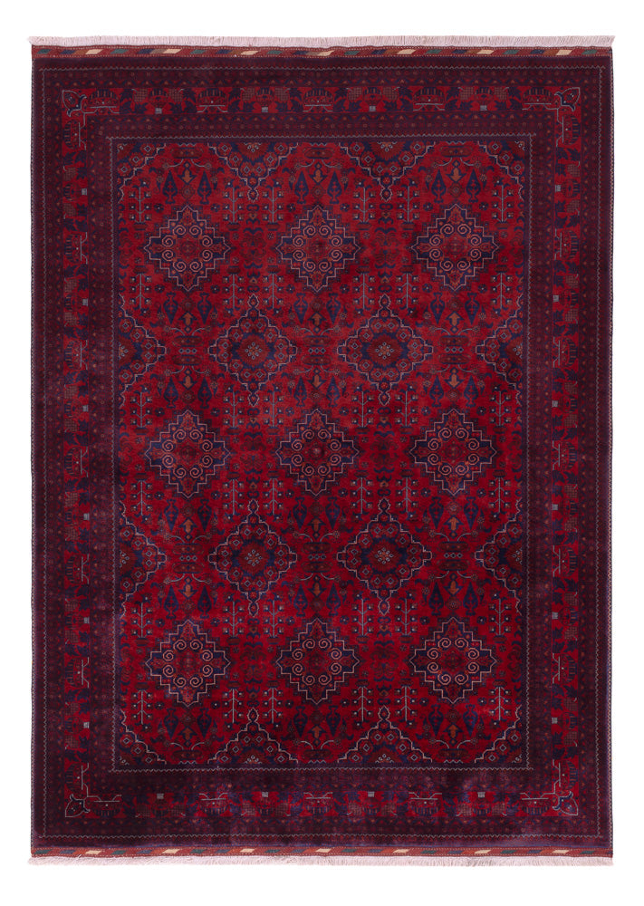 Afghan Teppich - Royal - 231 x 167 cm - rot