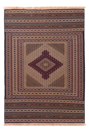 Kelim Teppich - Oriental - 188 x 127 cm - mehrfarbig