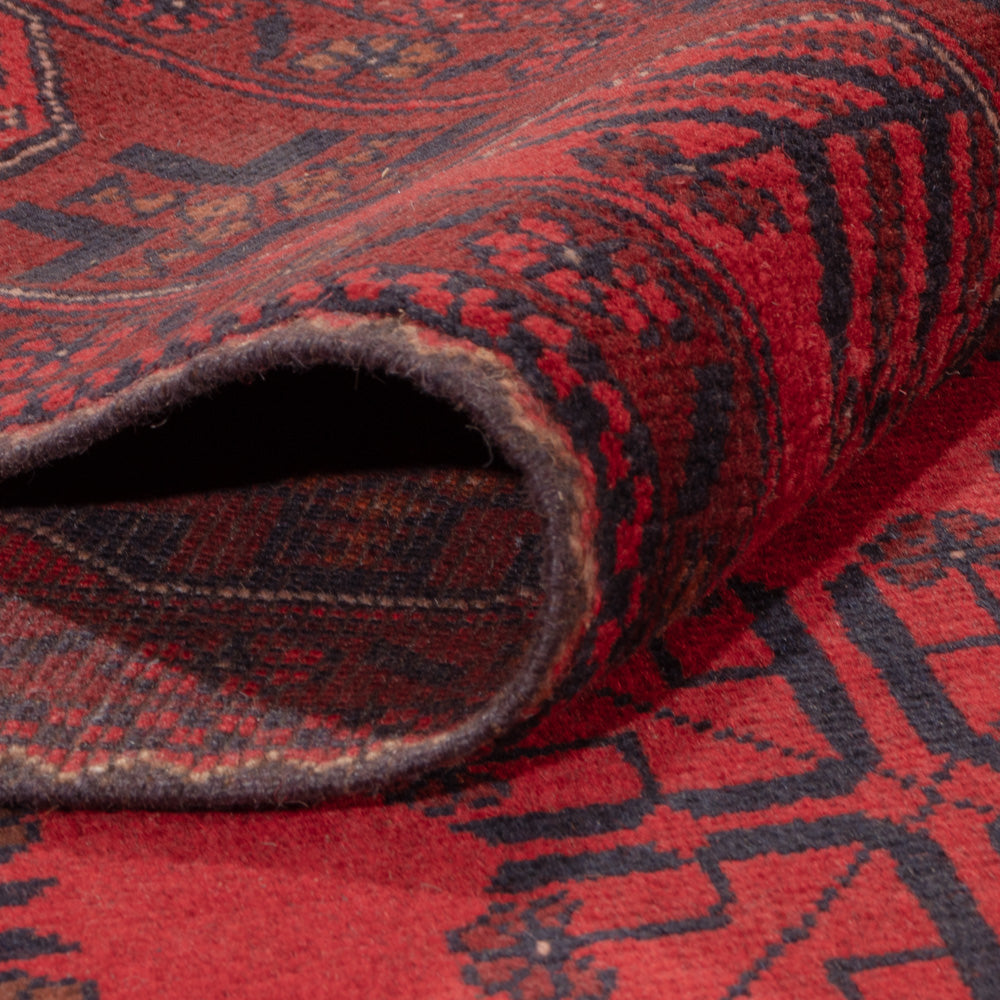 Afghan Teppich - Kunduz - 232 x 169 cm - rot