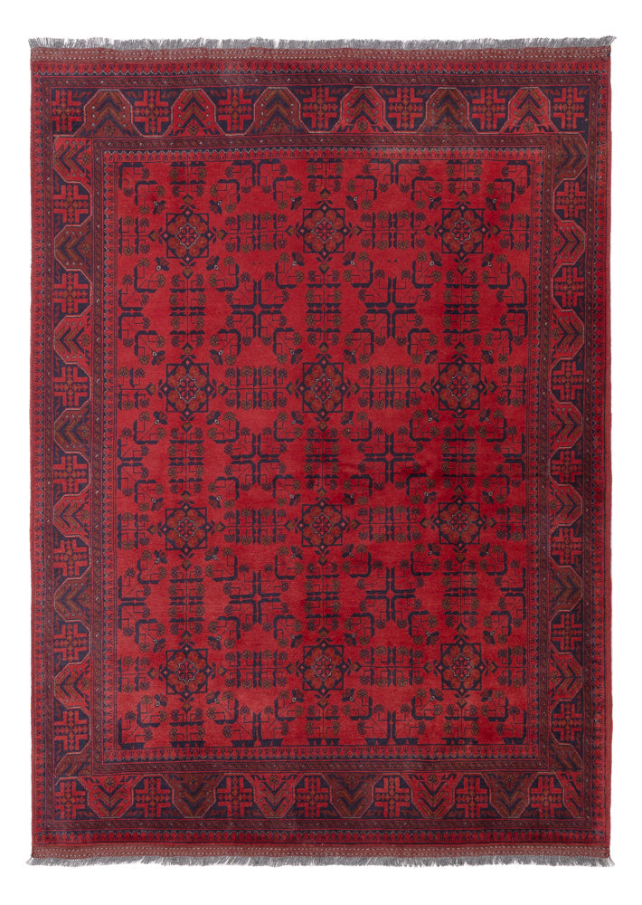Afghan Teppich - Kunduz - 231 x 173 cm - rot