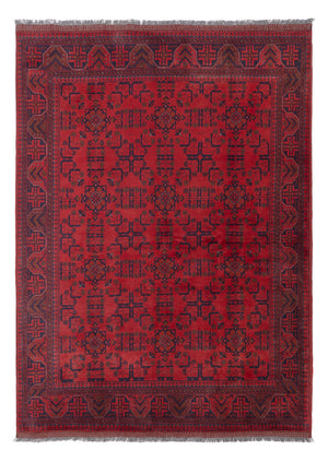 Afghan Teppich - Kunduz - 231 x 173 cm - rot