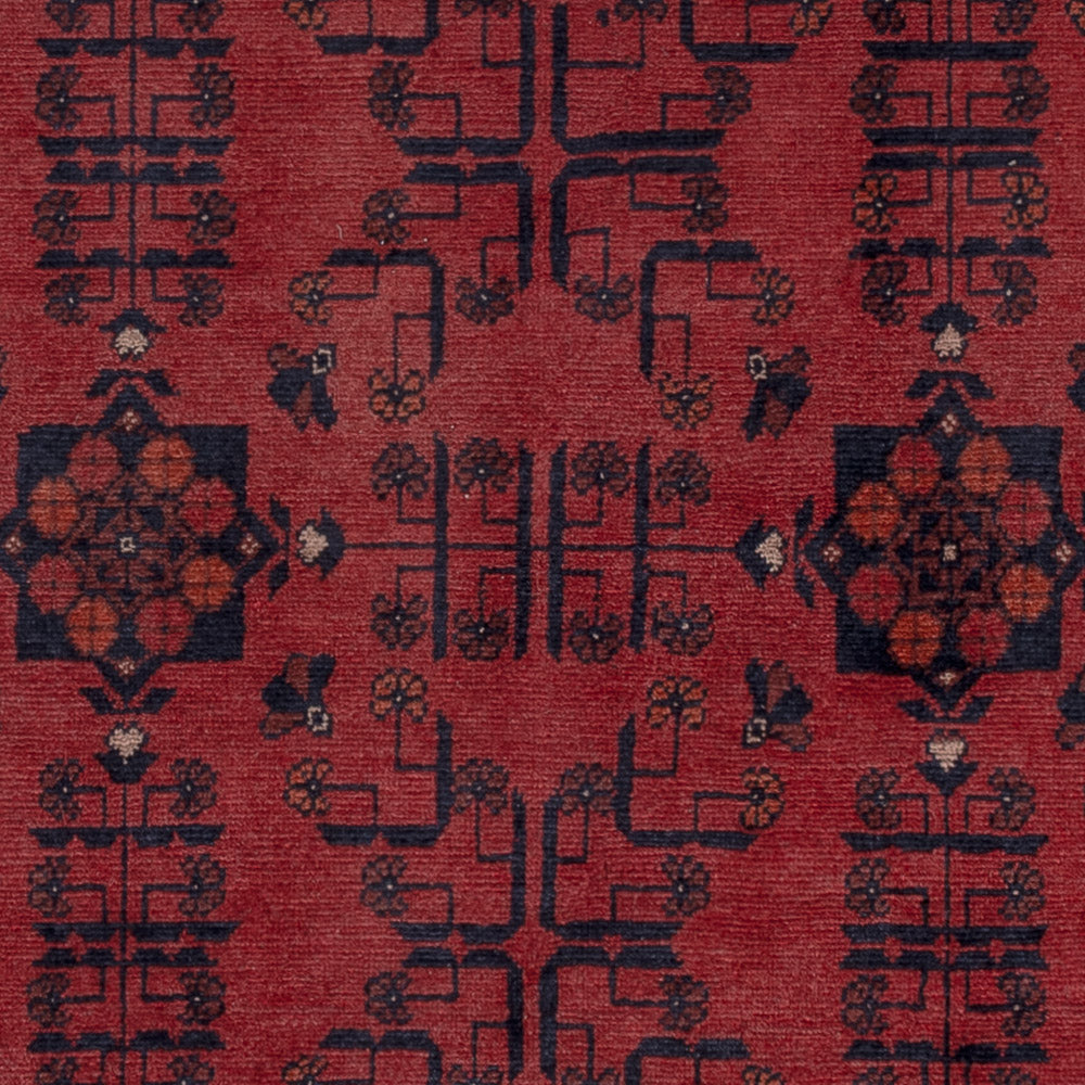 Afghan Teppich - Kunduz - 203 x 154 cm - rot
