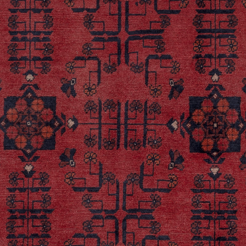 Afghan Teppich - Kunduz - 203 x 154 cm - rot