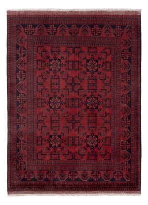 Afghan Teppich - Kunduz - 203 x 151 cm - rot