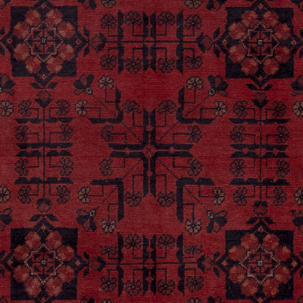 Afghan Teppich - Kunduz - 203 x 151 cm - rot