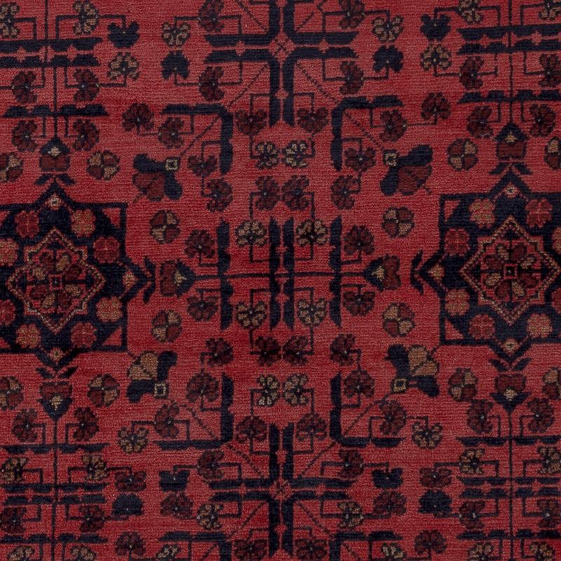 Afghan Teppich - Kunduz - 202 x 155 cm - rot