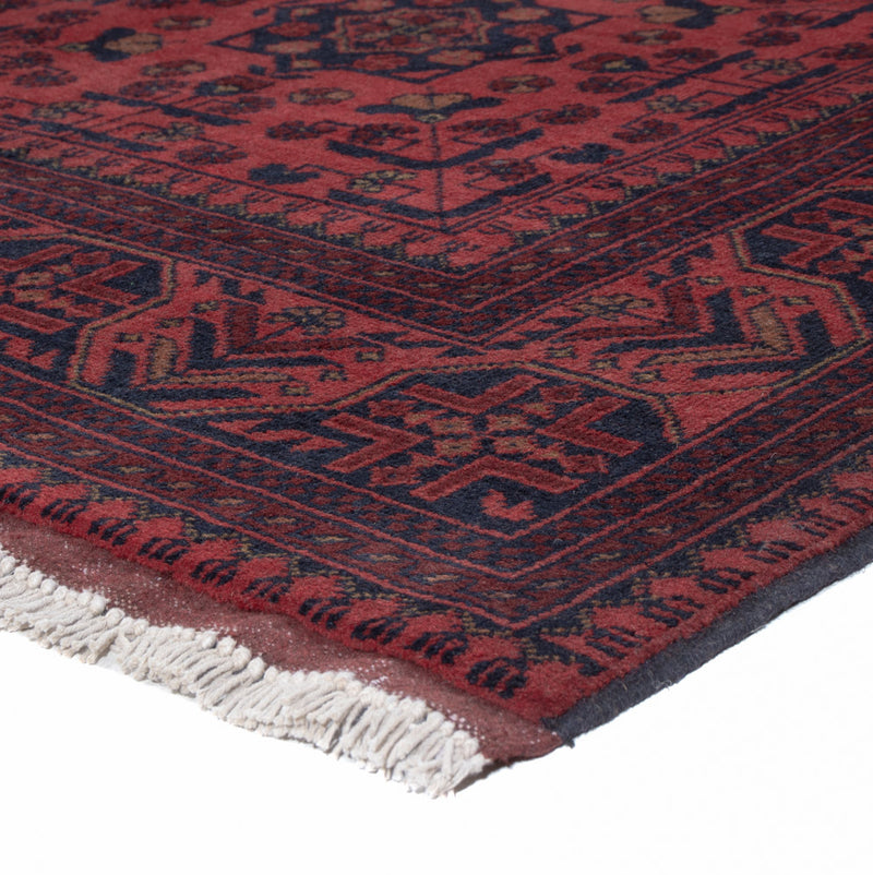 Afghan Teppich - Kunduz - 202 x 155 cm - rot
