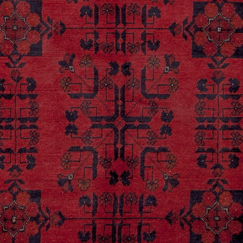 Afghan Teppich - Kunduz - 200 x 150 cm - rot