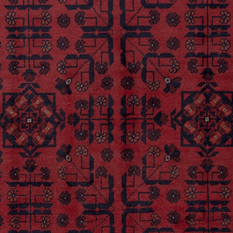 Afghan Teppich - Kunduz - 201 x 148 cm - rot
