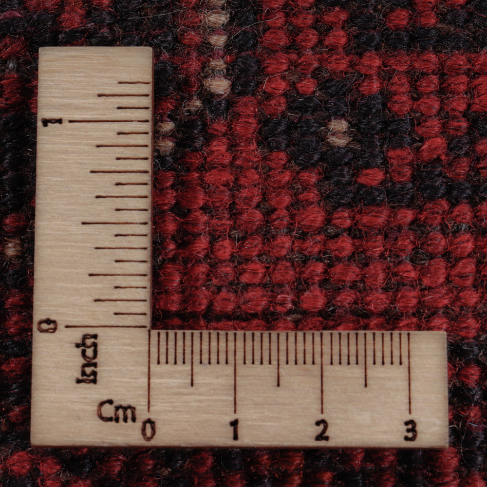 Afghan Teppich - Kunduz - 198 x 153 cm - rot