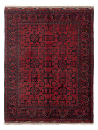 Afghan Teppich - Kunduz - 191 x 155 cm - rot