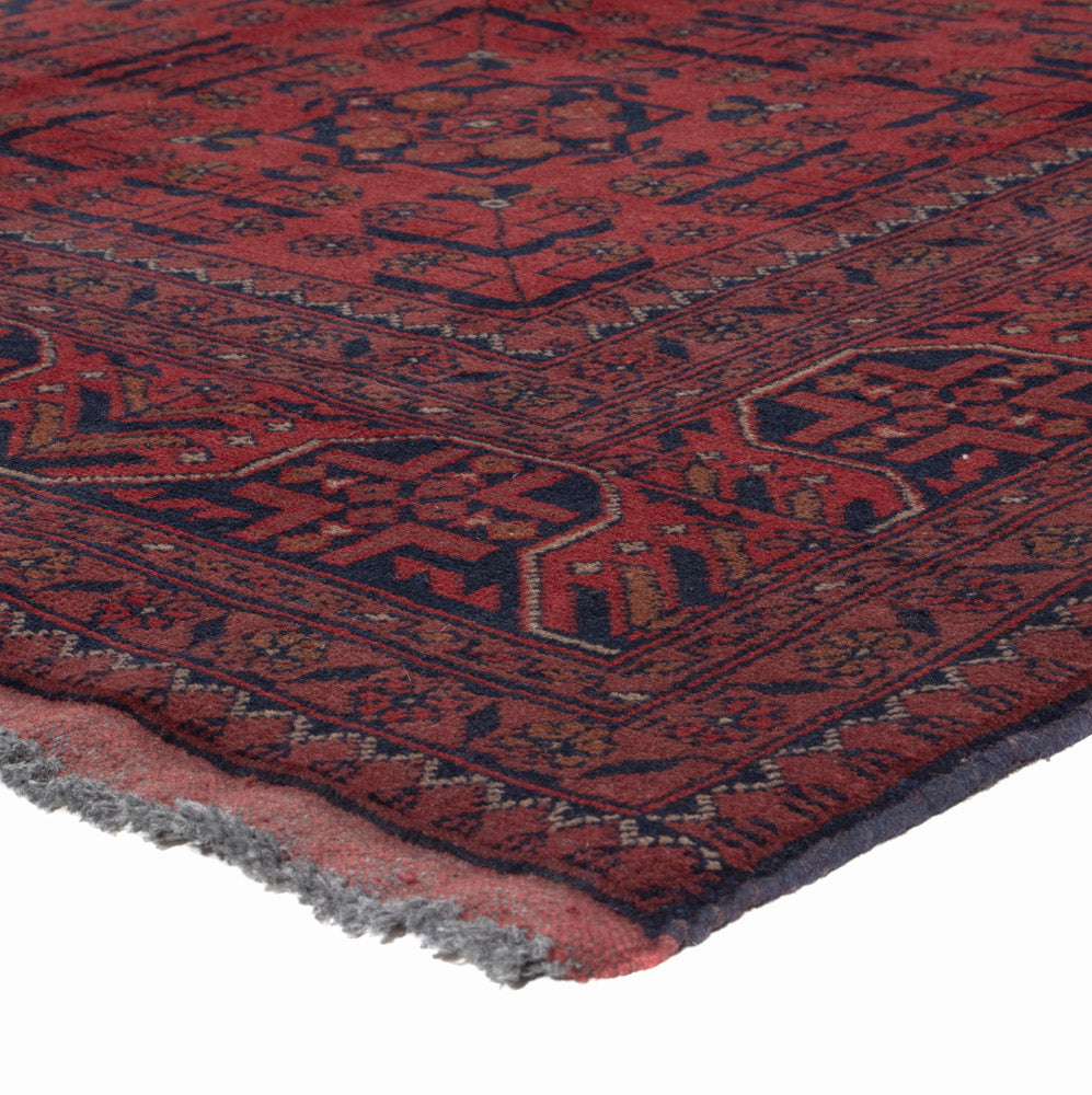 Afghan Teppich - Kunduz - 197 x 151 cm - rot