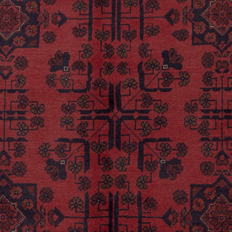 Afghan Teppich - Kunduz - 203 x 152 cm - rot