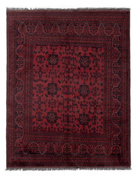 Afghan Teppich - Kunduz - 191 x 151 cm - rot