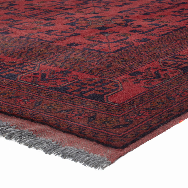 Afghan Teppich - Kunduz - 199 x 151 cm - rot