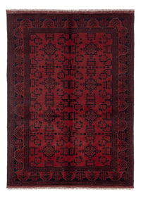 Afghan Teppich - Kunduz - 207 x 148 cm - rot