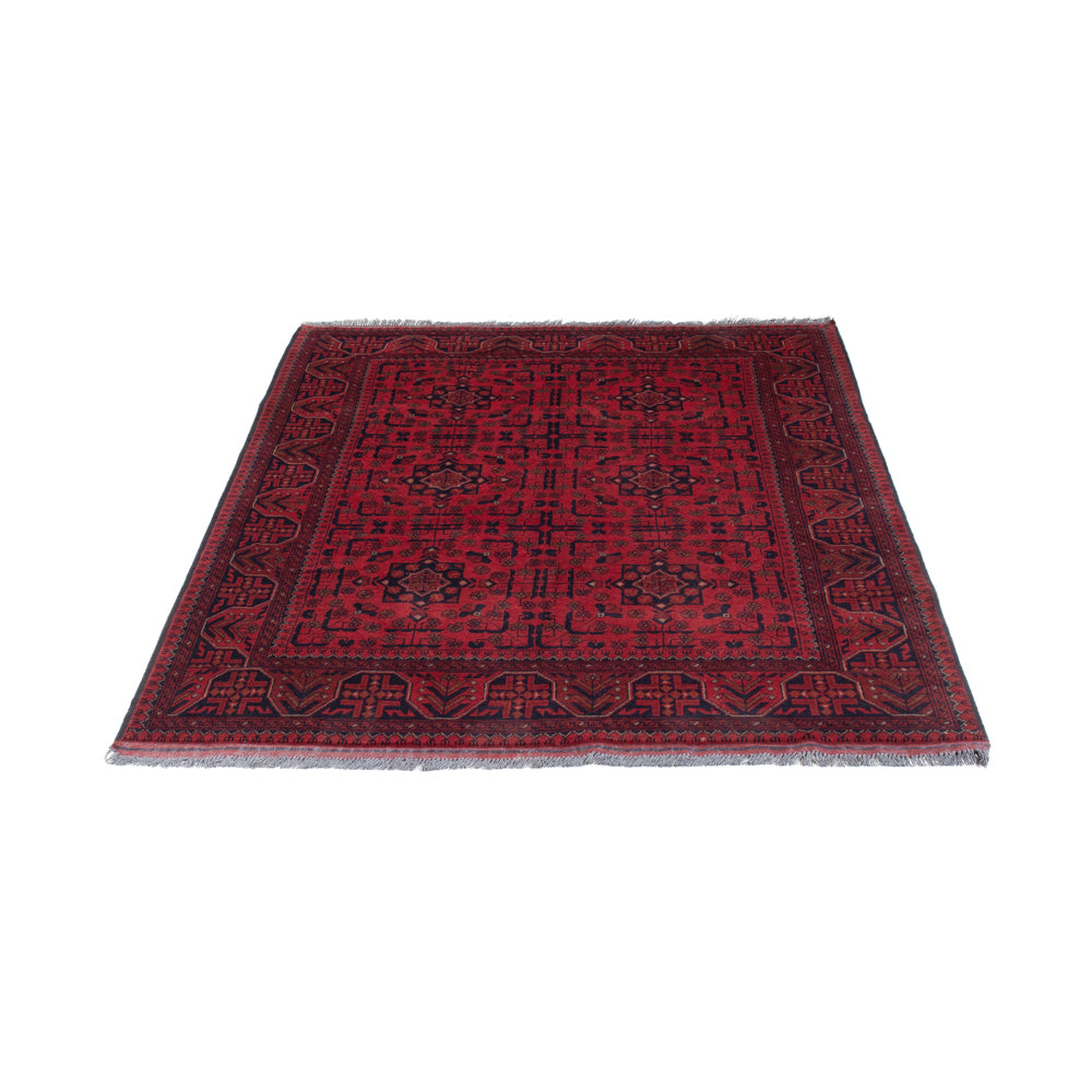 Afghan Teppich - Kunduz - 202 x 146 cm - rot
