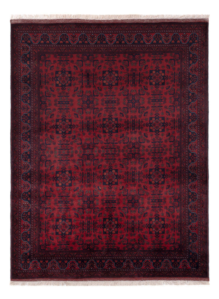 Afghan Teppich - Royal - 190 x 151 cm - rot