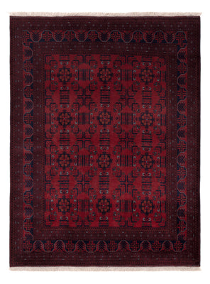 Afghan Teppich - Royal - 198 x 150 cm - rot