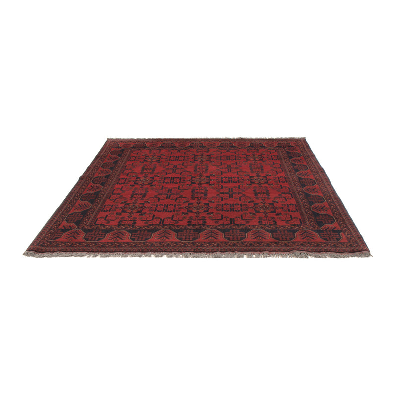 Afghan Teppich - Kunduz - 221 x 174 cm - rot